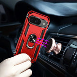 Härte getestete, stoßdämpfende Handyhülle für Google Pixel 10 in Rot