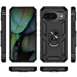 Härte getestete, stoßdämpfende Handyhülle für Google Pixel 10 in Schwarz