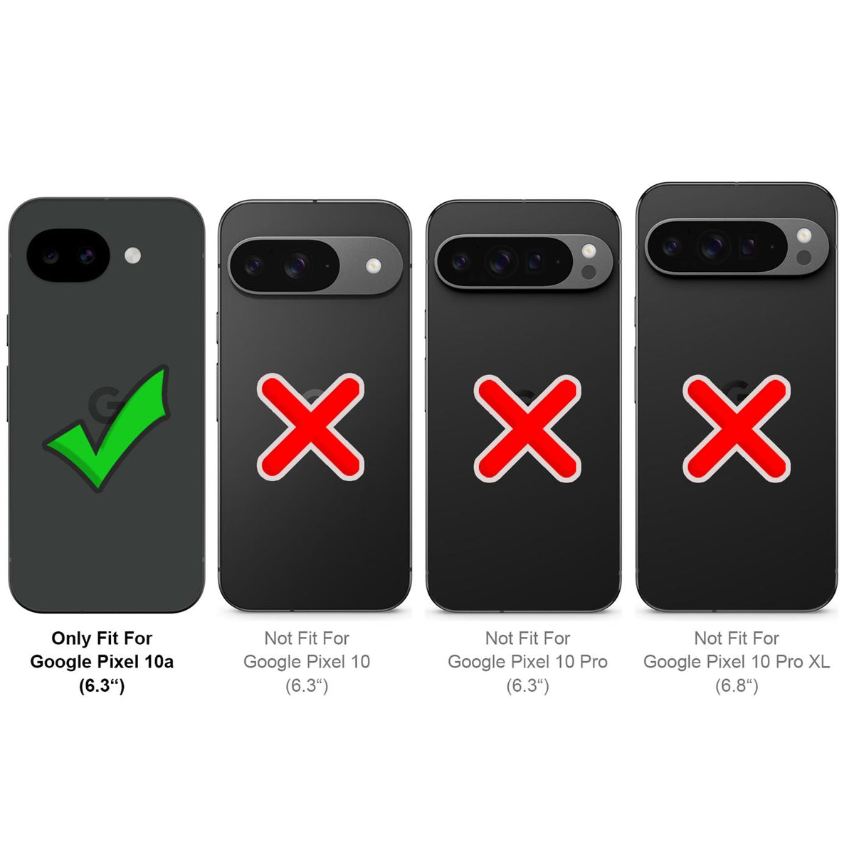 Google Pixel 10a - Military Hülle mit Ringhalter