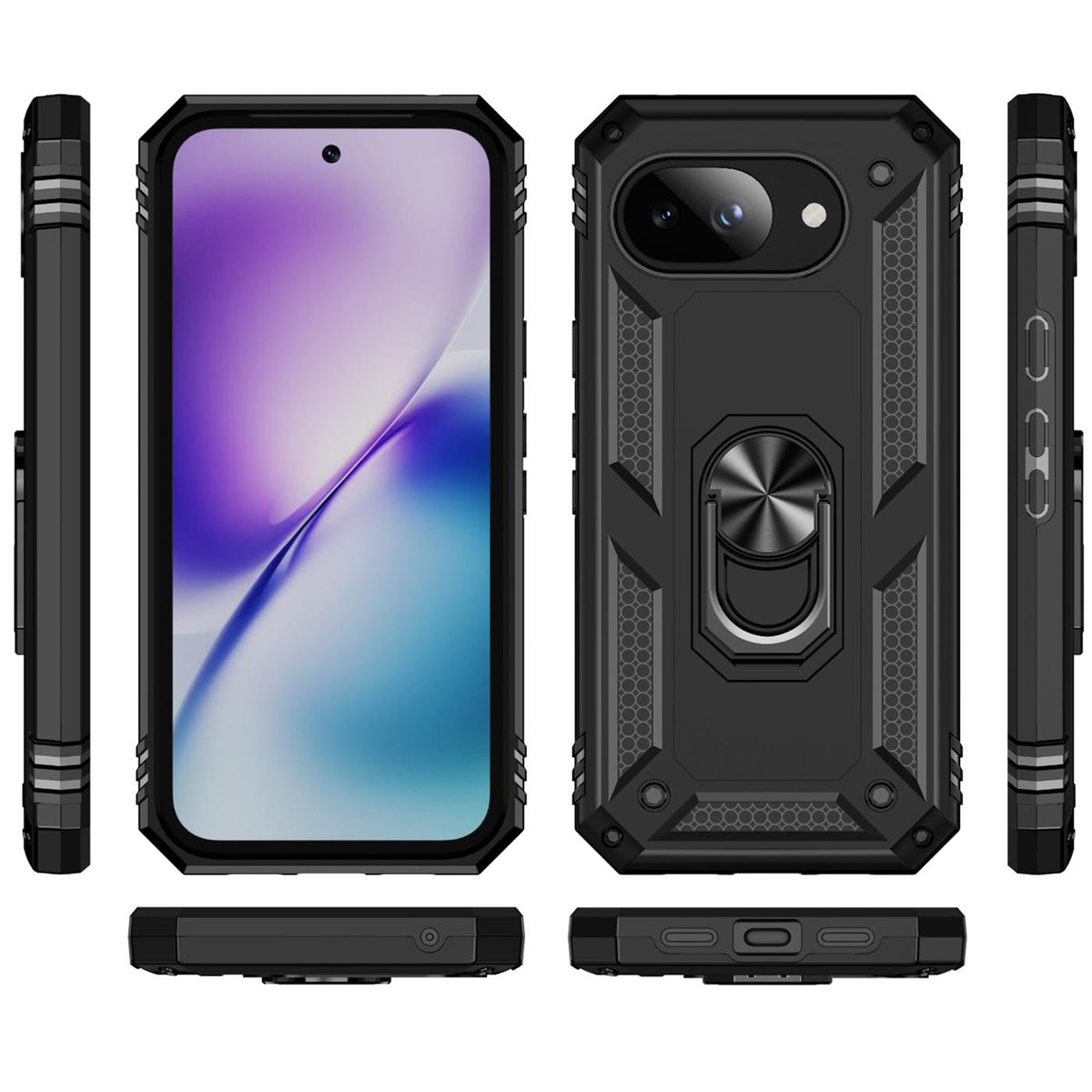 Google Pixel 10a - Military Hülle mit Ringhalter