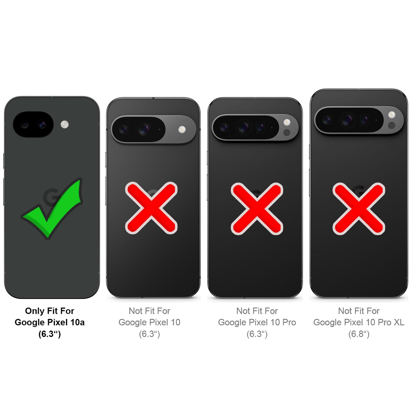 Google Pixel 10a - Military Hülle mit Ringhalter