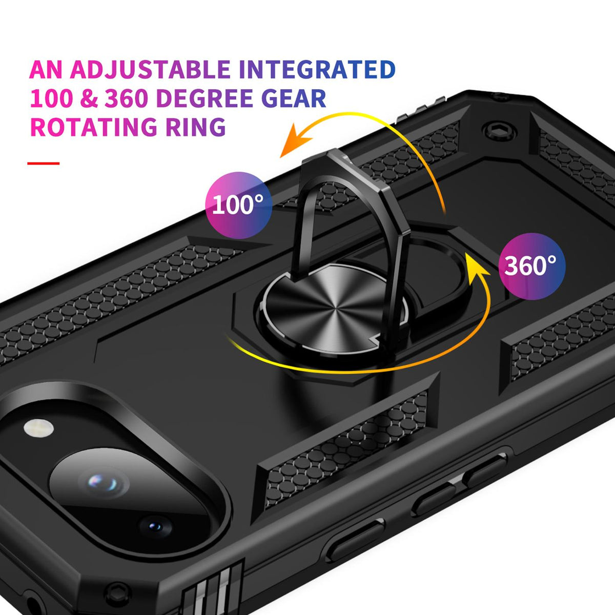 Google Pixel 10a - Military Hülle mit Ringhalter
