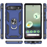 Härte getestete, stoßdämpfende Handyhülle für Google Pixel 6a in Blau