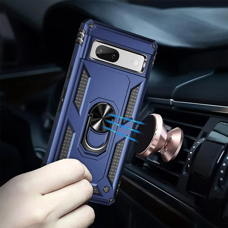 Härte getestete, stoßdämpfende Handyhülle für Google Pixel 6a in Blau