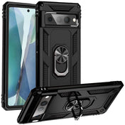 Härte getestete, stoßdämpfende Handyhülle für Google Pixel 7 Pro in Schwarz