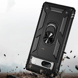 Härte getestete, stoßdämpfende Handyhülle für Google Pixel 7a in Schwarz