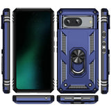 Härte getestete, stoßdämpfende Handyhülle für Google Pixel 8 in Blau