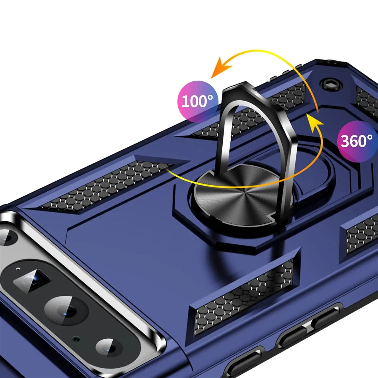 Härte getestete, stoßdämpfende Handyhülle für Google Pixel 8 Pro in Blau