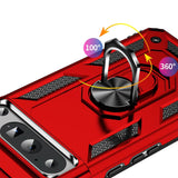Härte getestete, stoßdämpfende Handyhülle für Google Pixel 8 Pro in Rot