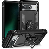 Härte getestete, stoßdämpfende Handyhülle für Google Pixel 8 in Schwarz