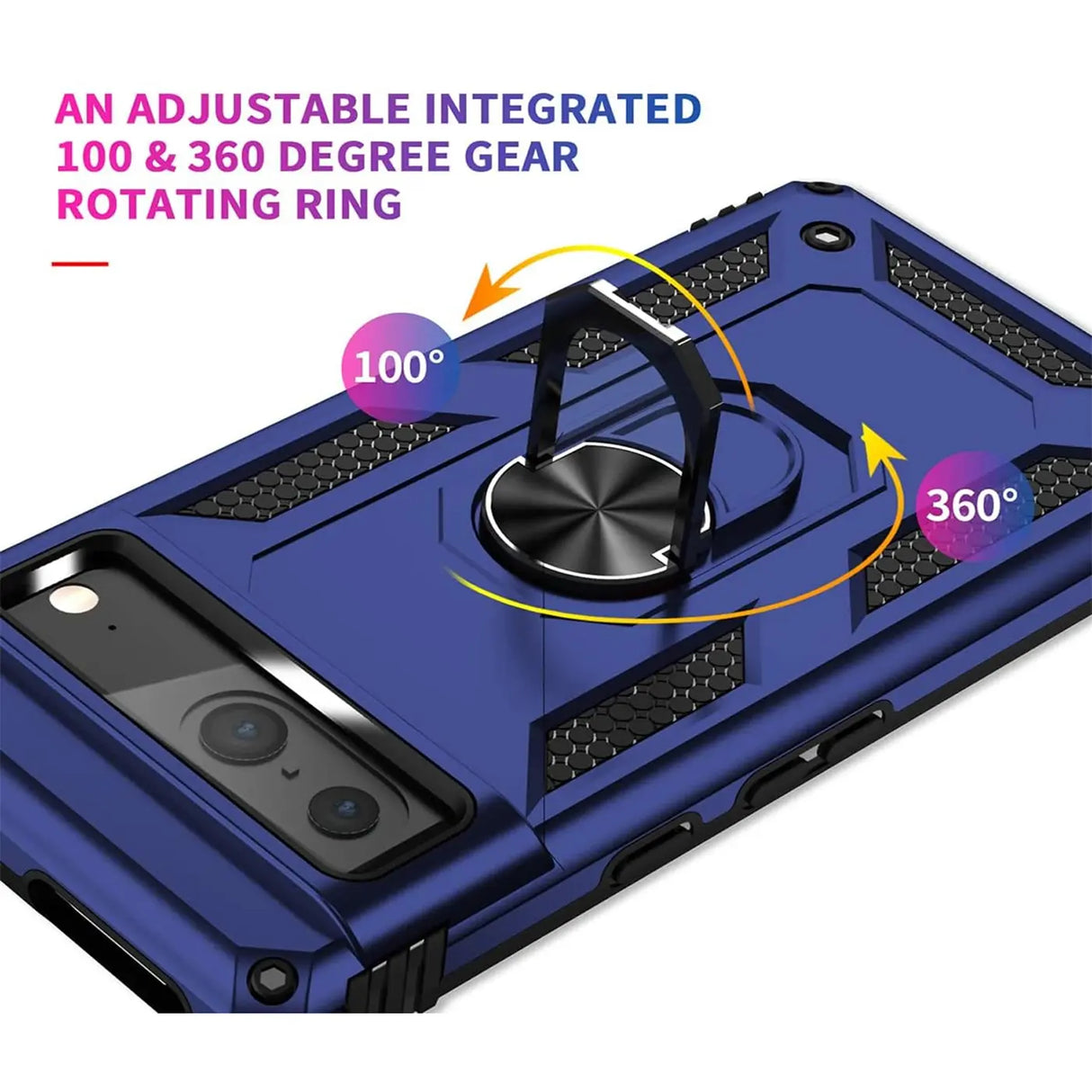 Härte getestete, stoßdämpfende Handyhülle für Google Pixel 8a in Blau