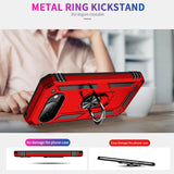 Härte getestete, stoßdämpfende Handyhülle für Google Pixel 9a in Rot