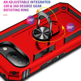 Härte getestete, stoßdämpfende Handyhülle für Google Pixel 9a in Rot