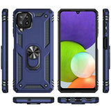 Härte getestete, stoßdämpfende Handyhülle für Samsung Galaxy A12 / M12 in Blau