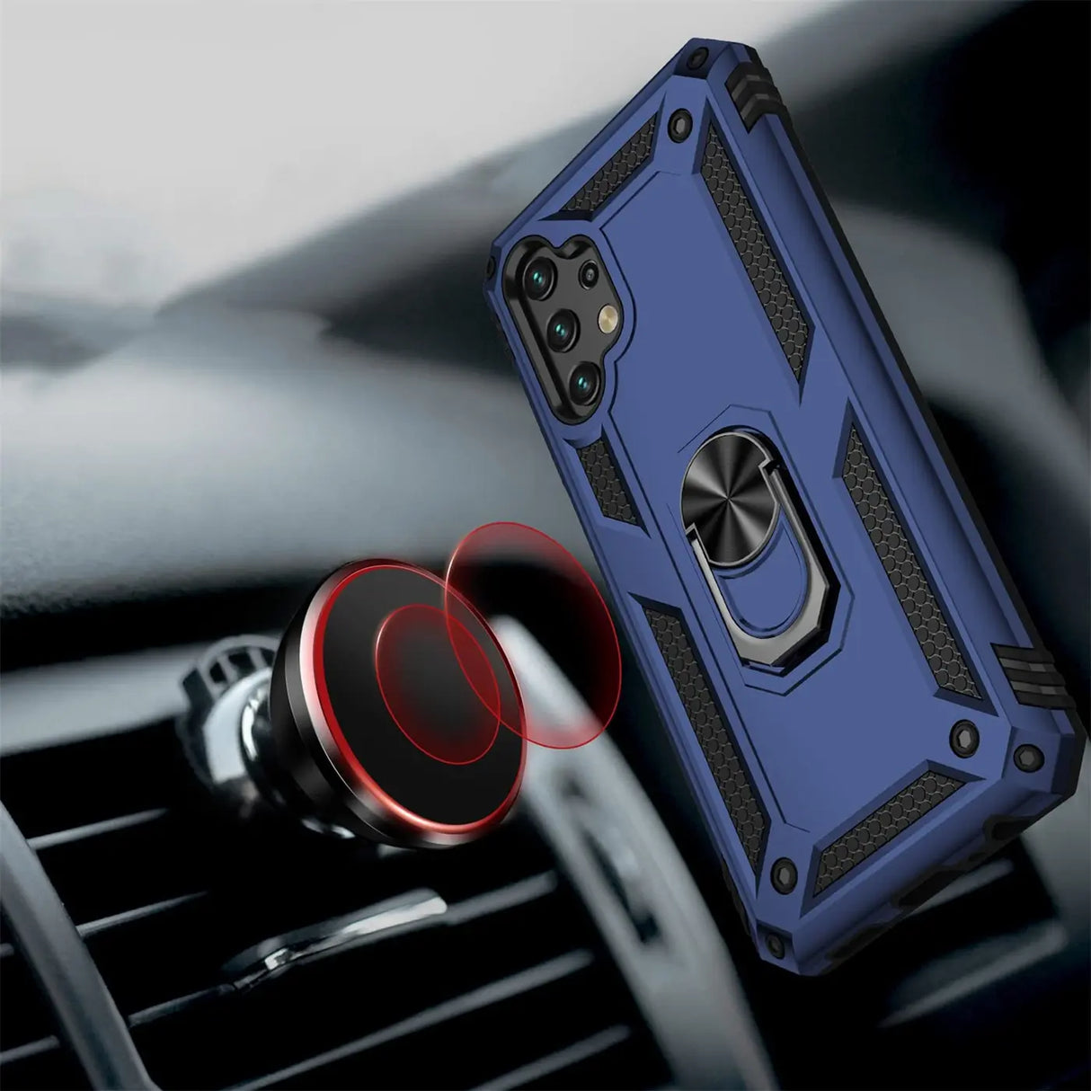 Härte getestete, stoßdämpfende Handyhülle für Samsung Galaxy A13 4G in Blau