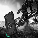 Härte getestete, stoßdämpfende Handyhülle für Samsung Galaxy A13 4G in Schwarz