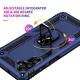 Härte getestete, stoßdämpfende Handyhülle für Samsung Galaxy A13 5G / A04s in Blau