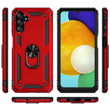 Härte getestete, stoßdämpfende Handyhülle für Samsung Galaxy A13 5G / A04s in Rot