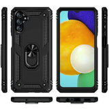 Härte getestete, stoßdämpfende Handyhülle für Samsung Galaxy A13 5G / A04s in Schwarz