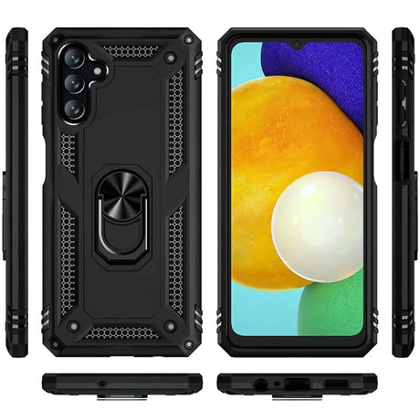 Härte getestete, stoßdämpfende Handyhülle für Samsung Galaxy A13 5G / A04s in Schwarz