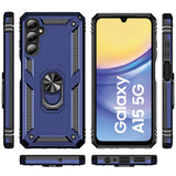 Härte getestete, stoßdämpfende Handyhülle für Samsung Galaxy A15 4G / 5G in Blau