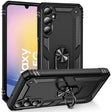 Härte getestete, stoßdämpfende Handyhülle für Samsung Galaxy A15 4G / 5G in Schwarz