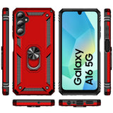 Härte getestete, stoßdämpfende Handyhülle für Samsung Galaxy A16 5G in Rot