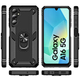 Härte getestete, stoßdämpfende Handyhülle für Samsung Galaxy A16 5G in Schwarz