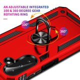 Härte getestete, stoßdämpfende Handyhülle für Samsung Galaxy A17 5G in Rot