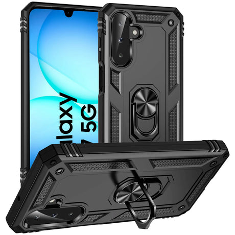 Härte getestete, stoßdämpfende Handyhülle für Samsung Galaxy A17 5G in Schwarz