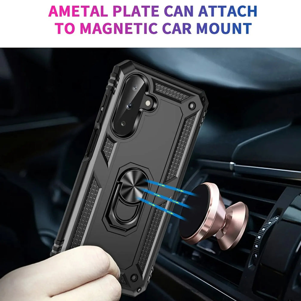 Härte getestete, stoßdämpfende Handyhülle für Samsung Galaxy A17 5G in Schwarz