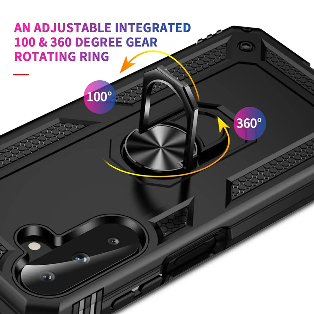 Härte getestete, stoßdämpfende Handyhülle für Samsung Galaxy A17 5G in Schwarz