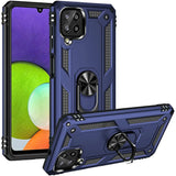 Härte getestete, stoßdämpfende Handyhülle für Samsung Galaxy A22 4G / M32 / M22 in Blau