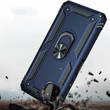 Härte getestete, stoßdämpfende Handyhülle für Samsung Galaxy A22 5G in Blau