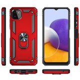 Härte getestete, stoßdämpfende Handyhülle für Samsung Galaxy A22 5G in Rot