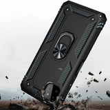 Härte getestete, stoßdämpfende Handyhülle für Samsung Galaxy A22 5G in Schwarz