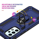 Härte getestete, stoßdämpfende Handyhülle für Samsung Galaxy A23 5G in Blau