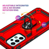 Härte getestete, stoßdämpfende Handyhülle für Samsung Galaxy A23 5G in Rot