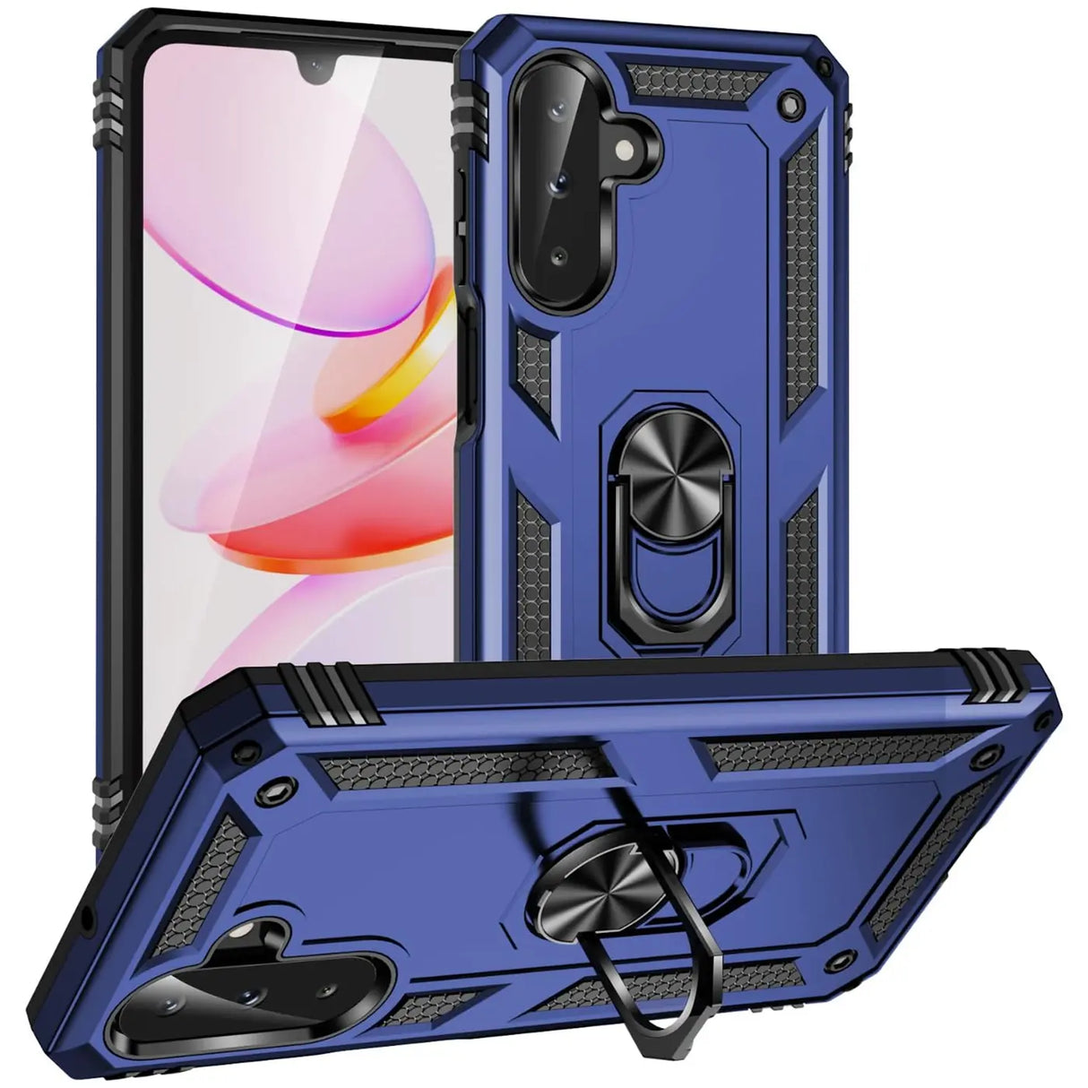 Härte getestete, stoßdämpfende Handyhülle für Samsung Galaxy A26 5G in Blau