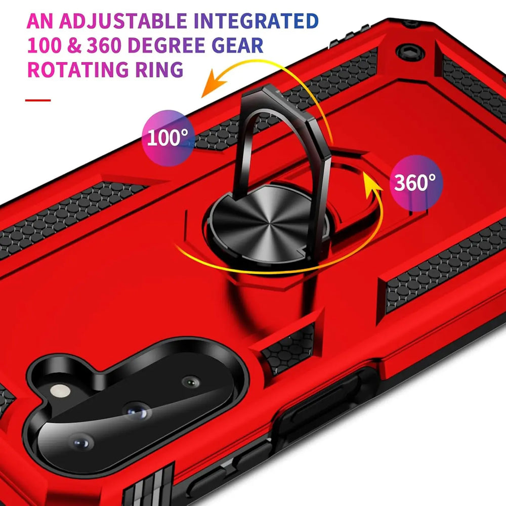 Härte getestete, stoßdämpfende Handyhülle für Samsung Galaxy A26 5G in Rot