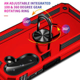 Härte getestete, stoßdämpfende Handyhülle für Samsung Galaxy A26 5G in Rot