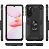 Härte getestete, stoßdämpfende Handyhülle für Samsung Galaxy A26 5G in Schwarz