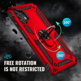 Härte getestete, stoßdämpfende Handyhülle für Samsung Galaxy A32 5G in Rot