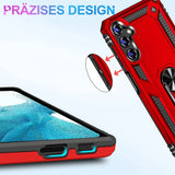 Härte getestete, stoßdämpfende Handyhülle für Samsung Galaxy A34 5G in Rot