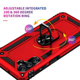 Härte getestete, stoßdämpfende Handyhülle für Samsung Galaxy A34 5G in Rot