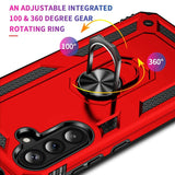 Härte getestete, stoßdämpfende Handyhülle für Samsung Galaxy A36 5G in Rot