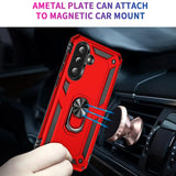 Härte getestete, stoßdämpfende Handyhülle für Samsung Galaxy A36 5G in Rot