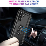 Härte getestete, stoßdämpfende Handyhülle für Samsung Galaxy A36 5G in Schwarz