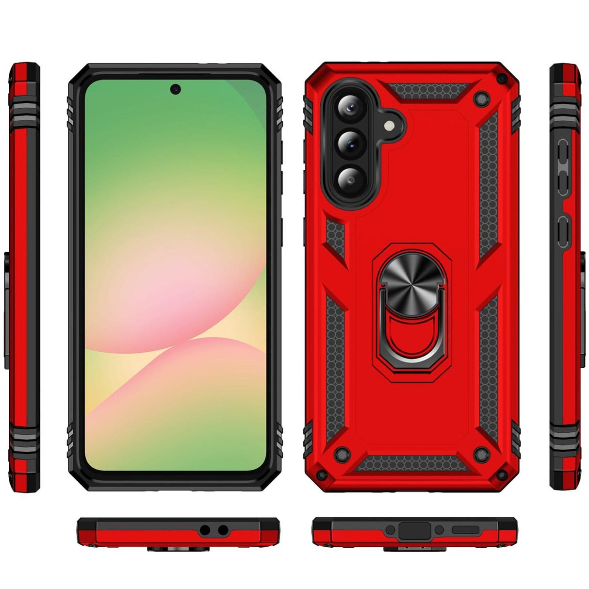 Samsung Galaxy A37 5G - Military Hülle mit Ringhalter