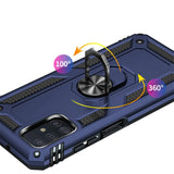 Härte getestete, stoßdämpfende Handyhülle für Samsung Galaxy A51 in Blau